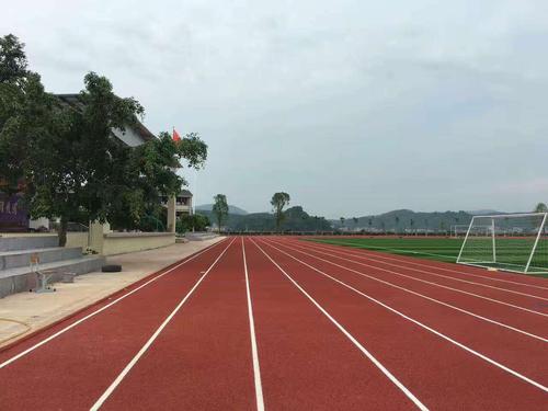全塑型塑胶跑道